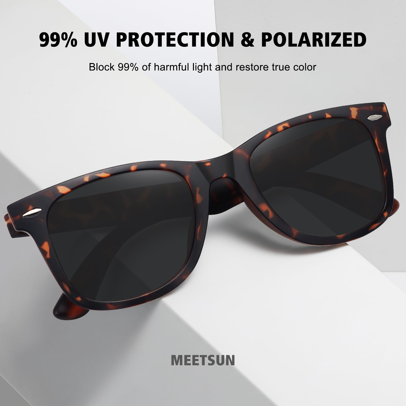 Foto 6 pulgar | Gafas De Sol Meetsun Retro Polarizadas 100% Uv400  Paquete De 3 - Venta Internacional.
