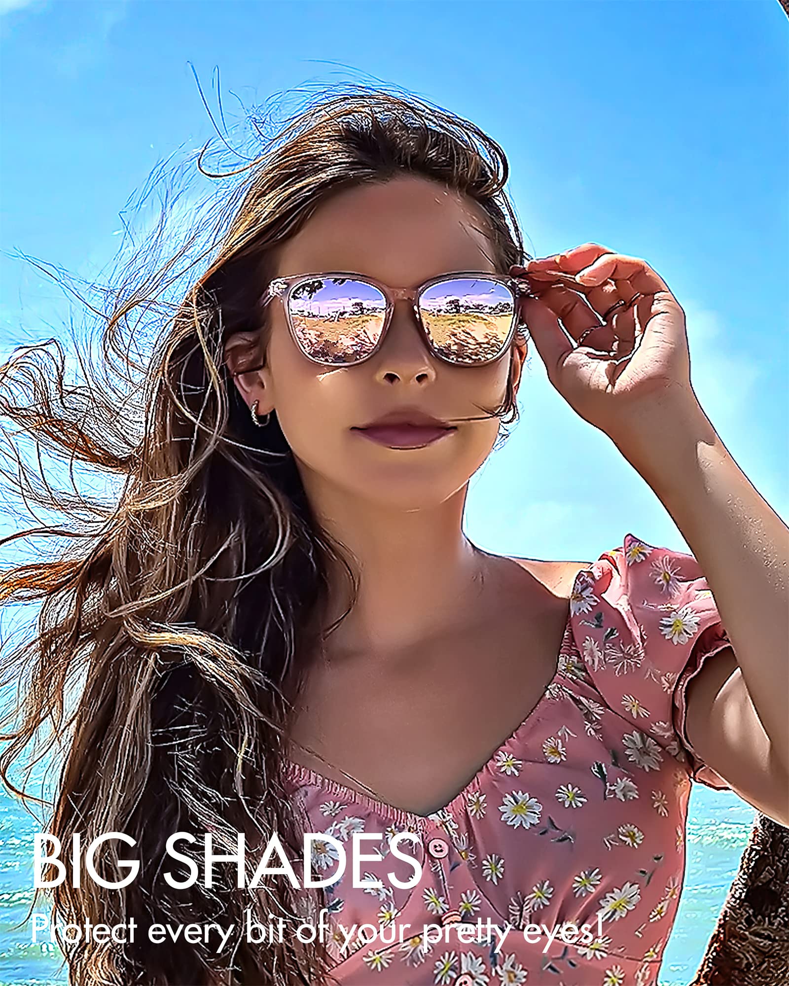 Foto 3 pulgar | Gafas De Sol Myiaur Con Lentes Polarizadas Con Espejo Uv400 Para Mujer - Venta Internacional.