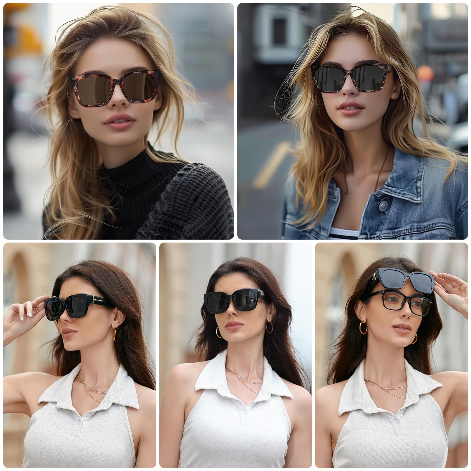 Foto 3 pulgar | Gafas De Sol Fit Over Glasses Meetsun Trendy Polarized Uv400 - Venta Internacional.
