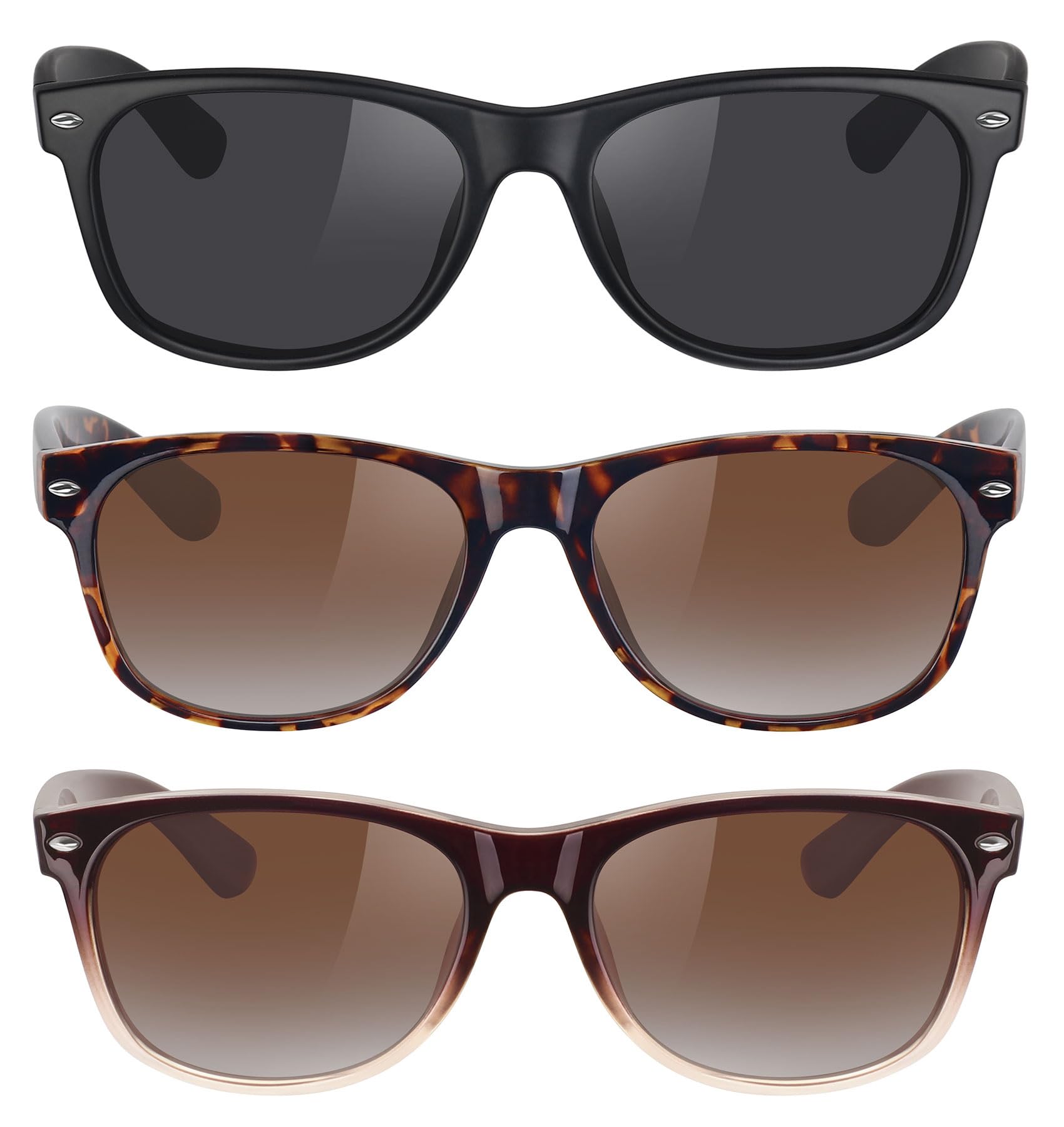 Foto 2 pulgar | Gafas De Sol Meetsun Classic Polarized Uv400  Paquete De 3 Para Mujeres Y Hombres - Venta Internacional.