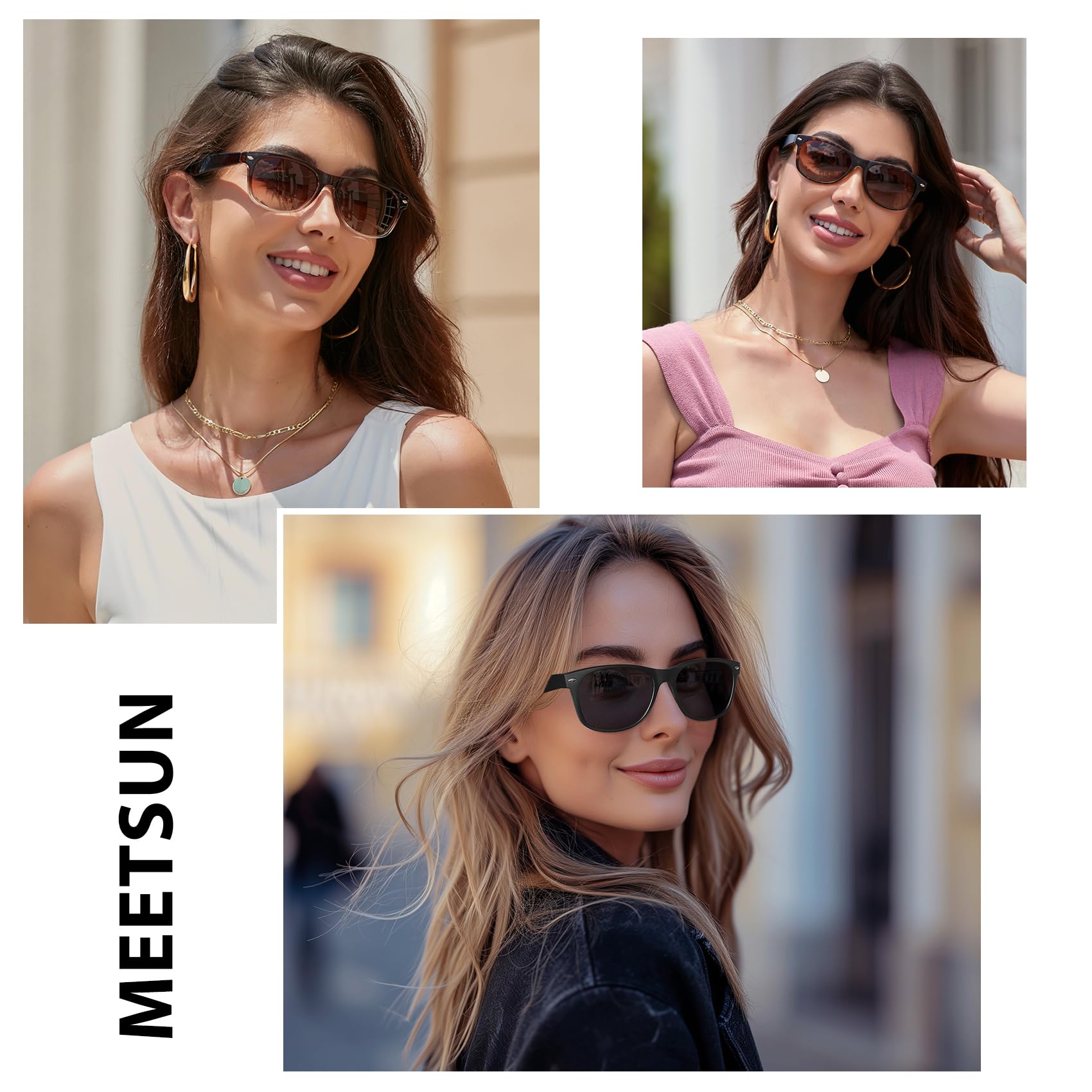 Foto 3 pulgar | Gafas De Sol Meetsun Classic Polarized Uv400  Paquete De 3 Para Mujeres Y Hombres - Venta Internacional.