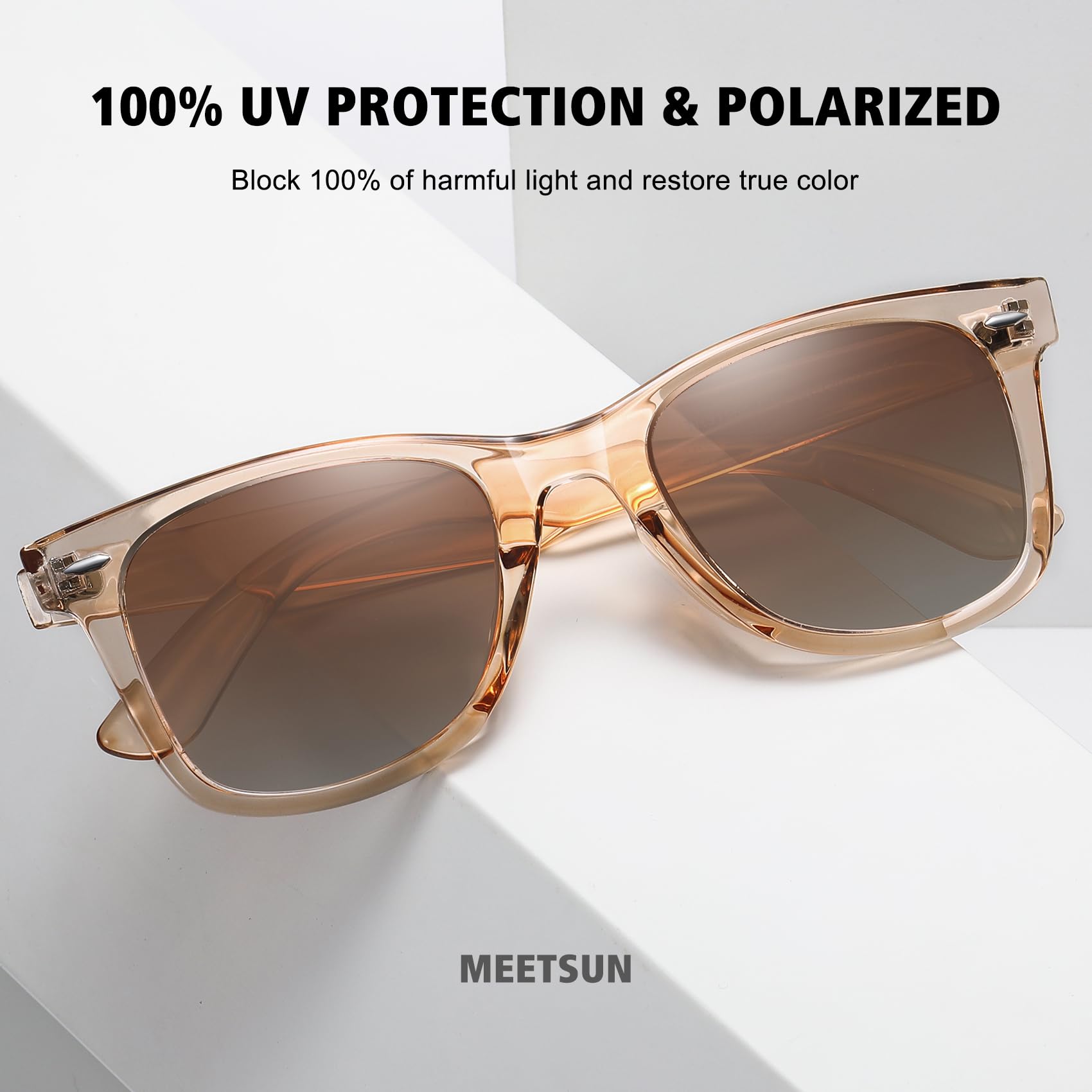 Foto 5 | Gafas De Sol Meetsun  Retro  Polarizadas  100% Protección Uv (paquete De 3) - Venta Internacional.