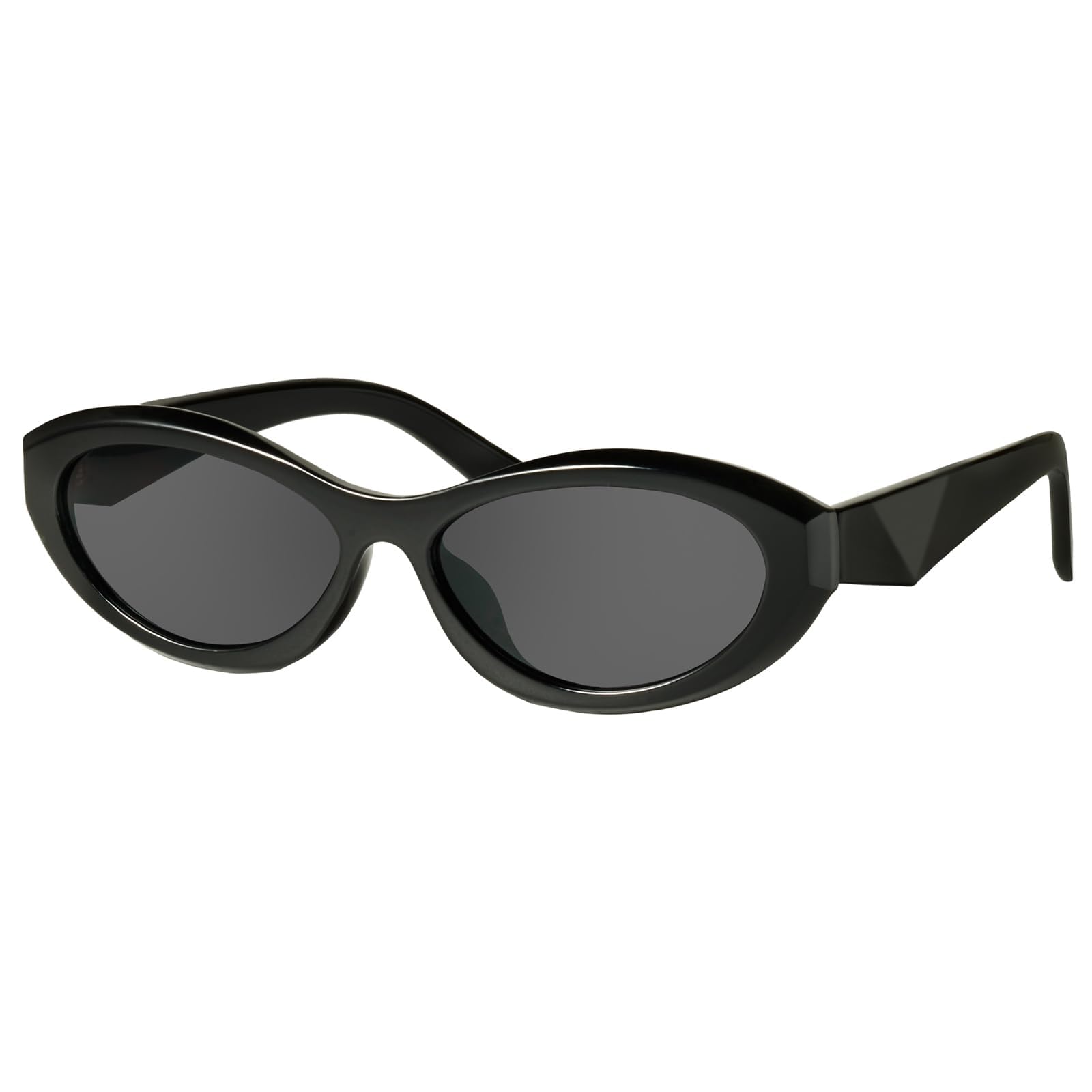 Foto 2 pulgar | Gafas De Sol Mosanana Oval Cat Eye Para Mujer Negras Ms52372 - Venta Internacional.