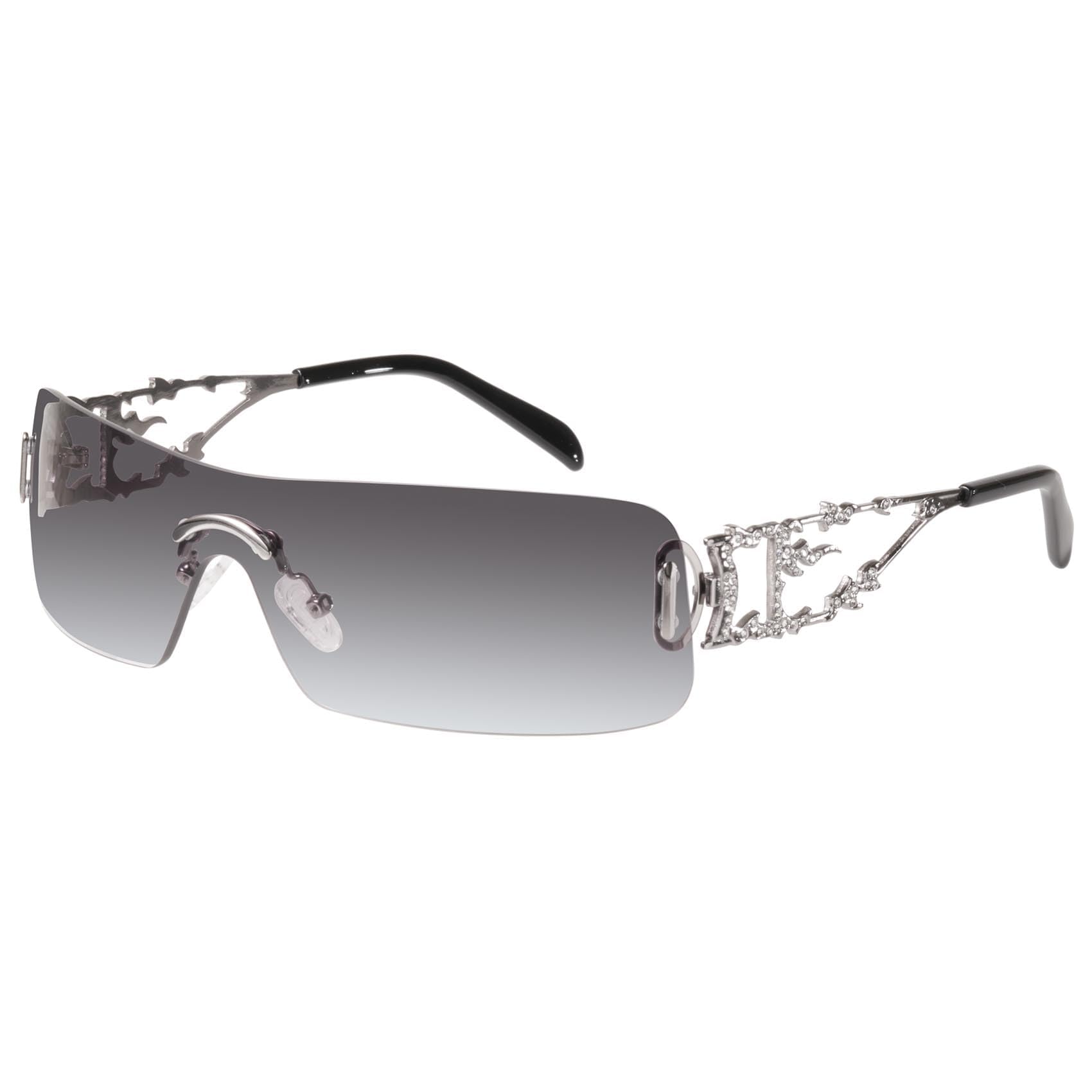 Foto 1 | Gafas De Sol Mosanana Rimless Y2k Ms52350 Silver Para Mujer - Venta Internacional.