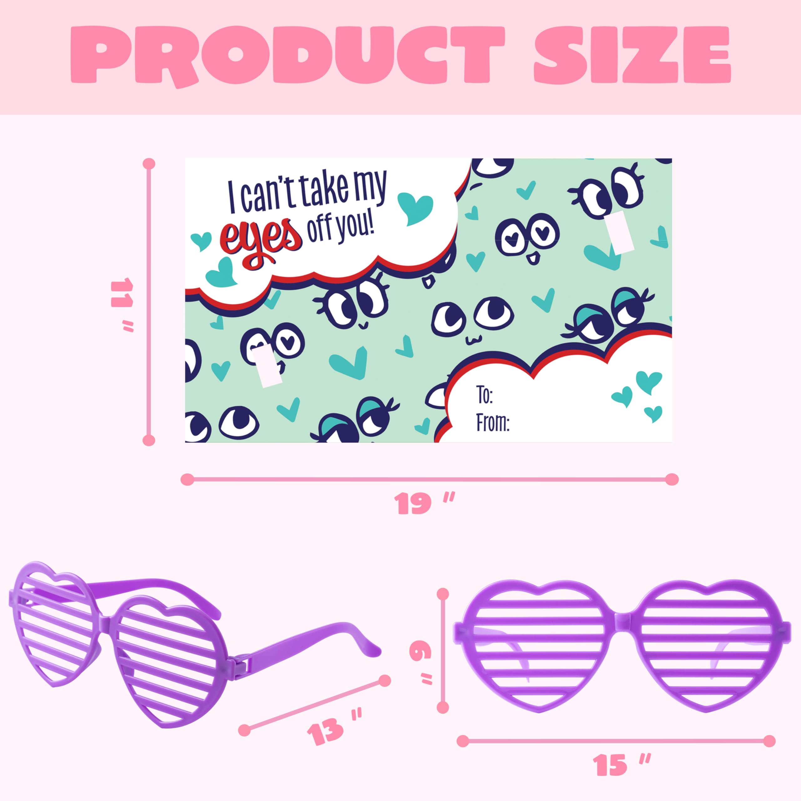 Foto 7 pulgar | Lentes de San Valentín 32 Piezas-Venta Internacional