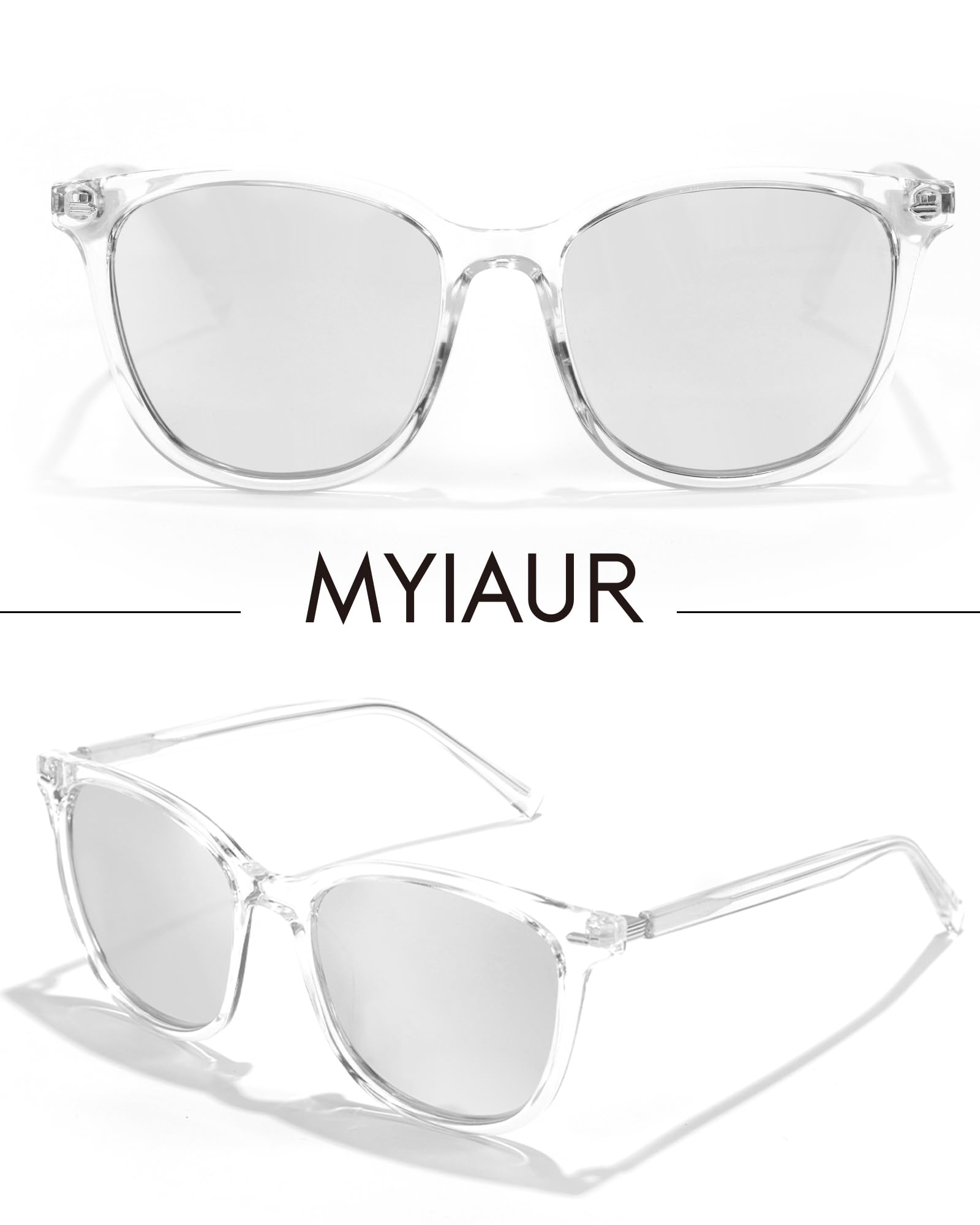 Foto 4 pulgar | Gafas De Sol Myiaur Con Lentes Polarizadas Con Espejo Uv400 Para Mujer - Venta Internacional.