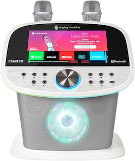 Foto 1 | Máquina De Karaoke Singing Machine Platinum Plus, Wi-fi Y Bluetooth, 2 Micrófonos, 22 Efectos De Voz