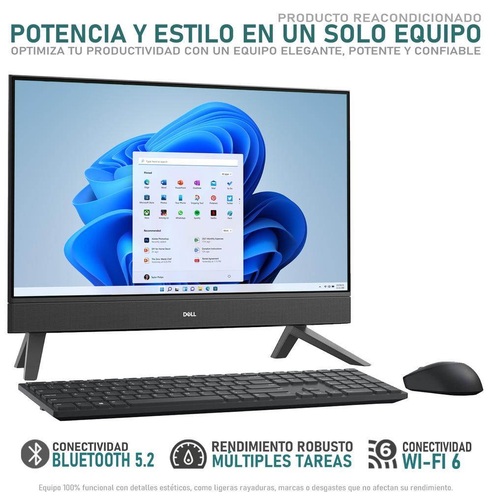 Foto 4 pulgar | Computadora All In One Dell Inspiron 5415 Amd Ryzen 3 5425u 16gb Ram 1.2tb Ssd 23.8'' Windows 11 Home Reacondicionado