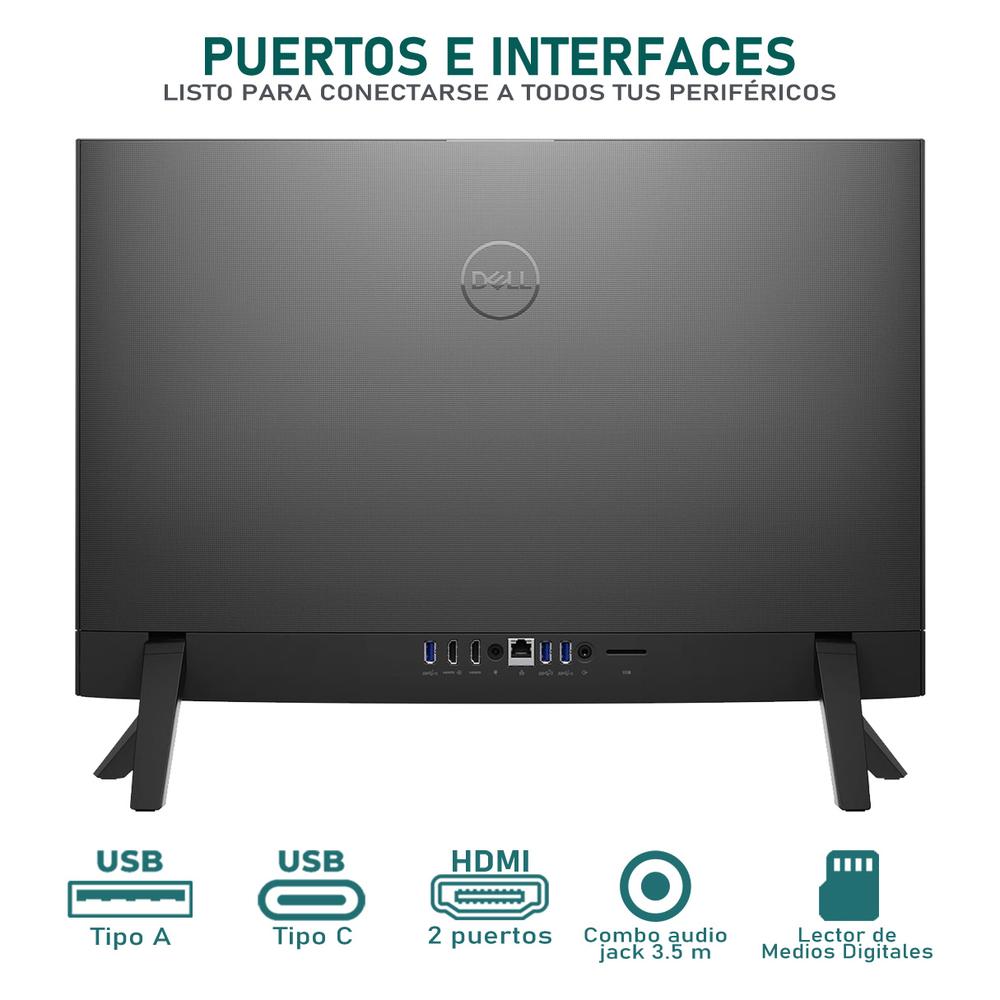 Foto 5 pulgar | Computadora All In One Dell Inspiron 5415 Amd Ryzen 3 5425u 16gb Ram 1.2tb Ssd 23.8'' Windows 11 Home Reacondicionado