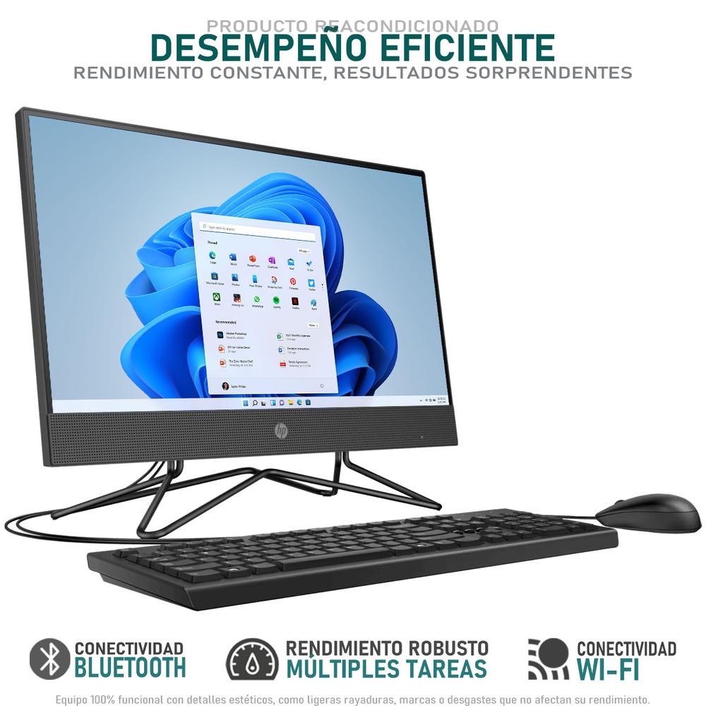 Foto 4 pulgar | Computadora All In One Hp Aio 200 G4 Intel Core I3 1215u 12gb Ram 1tb 21.5'' Windows 11 Home Reacondicionado