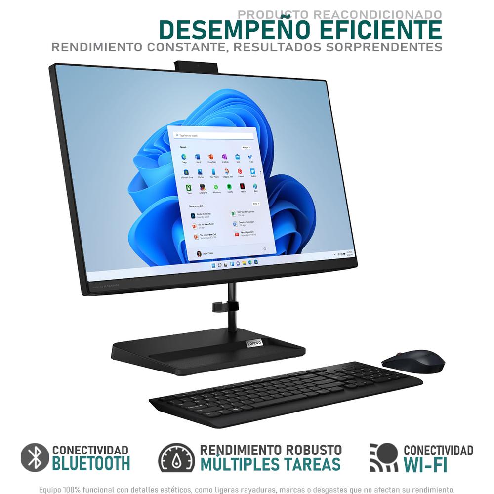 Foto 4 pulgar | Computadora All In One Lenovo Aio 3 Amd Ryzen 3 5300 8gb Ram 1tb 23.8'' Windows 11 Home Reacondicionado