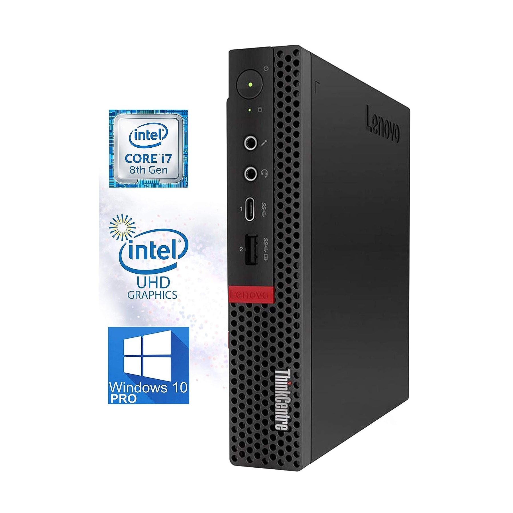 CPU Lenovo Tiny M720q I3-8  32gb en Ram y 256gb Ssd Reacondicionado $5,499