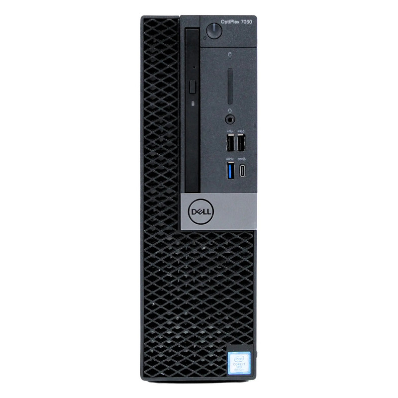 Cpu Dell Optiplex 7060 Sff, Intel Core I7-8ª Gen, 16 Gb Ram, 256gb Ssd, Windows 10 Pro, Reacondicionado