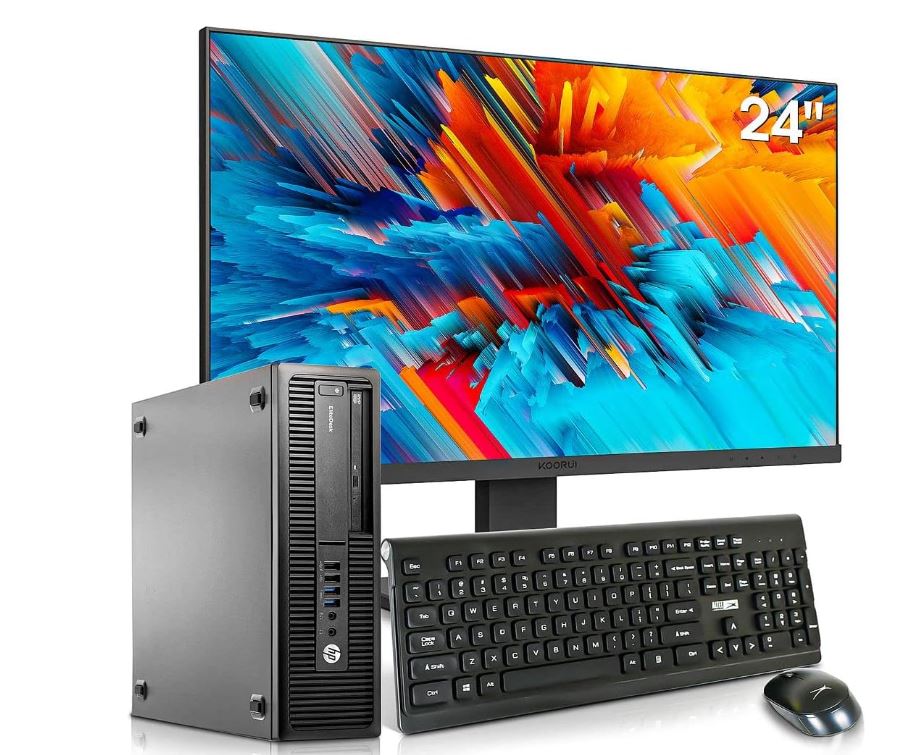 Cpu Hp 800 G2 Sff I5 6ta 8gb De Ram 240 Gb Ssd  Monitor 24 Lcd Reacondicionado
