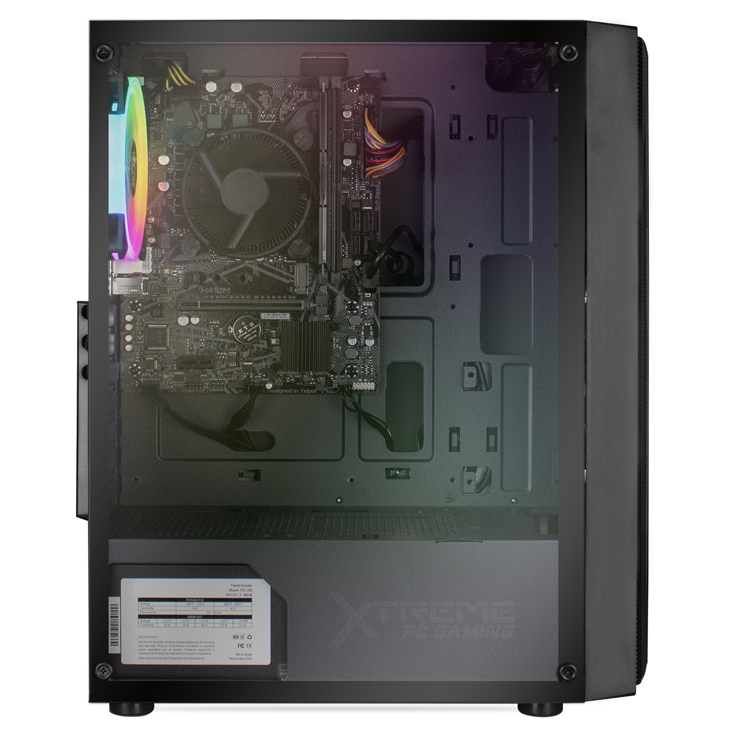 Foto 4 pulgar | Servidor Xtreme PC Gaming Intel Uhd 630 Core I3 10100 / 8gb/ 1tb color Negro