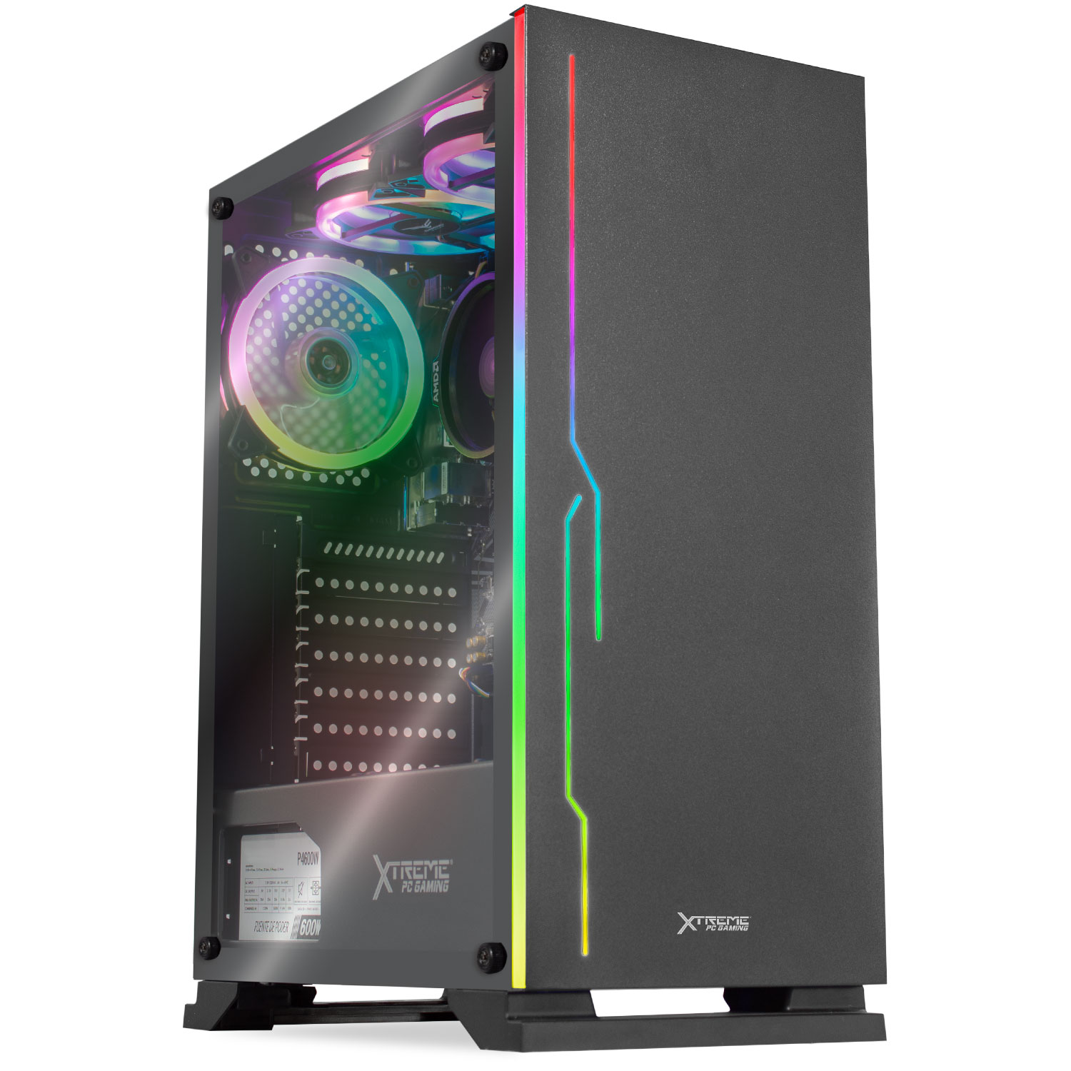 Foto 1 | Xtreme PC Gamer AMD Radeon Vega Renoir Ryzen 5 4600 G 8 GB RAM 1 TB HDD Wifi Negro