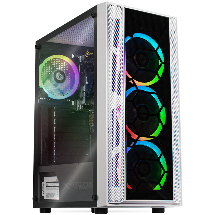Servidor Xtreme PC Gaming Intel Uhd 630 Core I3 10100 / 8gb/ 1tb color Blanco $9,209