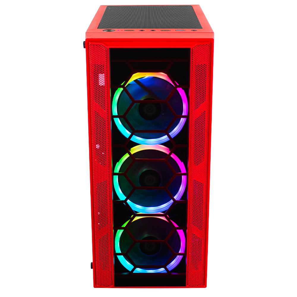 Foto 3 pulgar | Xtreme PC Gaming AMD Radeon RX 6500 XT AMD Ryzen 5 5600X 16GB SSD 240GB 2TB WIFI Red