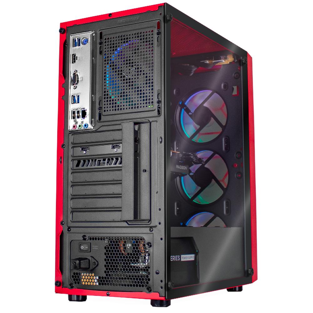 Foto 5 pulgar | Xtreme PC Gaming AMD Radeon RX 6500 XT AMD Ryzen 5 5600X 16GB SSD 240GB 2TB WIFI Red