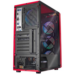 Foto 4 | Xtreme PC Gaming AMD Radeon RX 6500 XT AMD Ryzen 5 5600X 16GB SSD 240GB 2TB WIFI Red