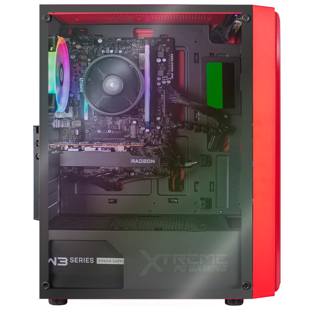 Foto 7 pulgar | Xtreme PC Gaming AMD Radeon RX 6500 XT AMD Ryzen 5 5600X 16GB SSD 240GB 2TB WIFI Red