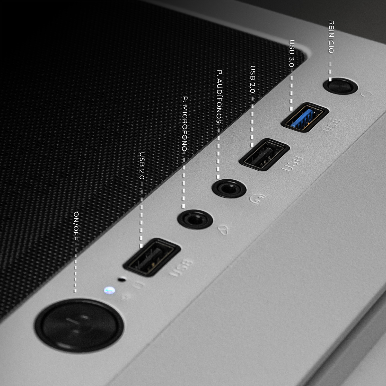 Foto 6 pulgar | Servidor Xtreme Pc Gaming Amd Radeon Vega Renoir Ryzen 7 5700g / 16gb/ 2tb color Blanco