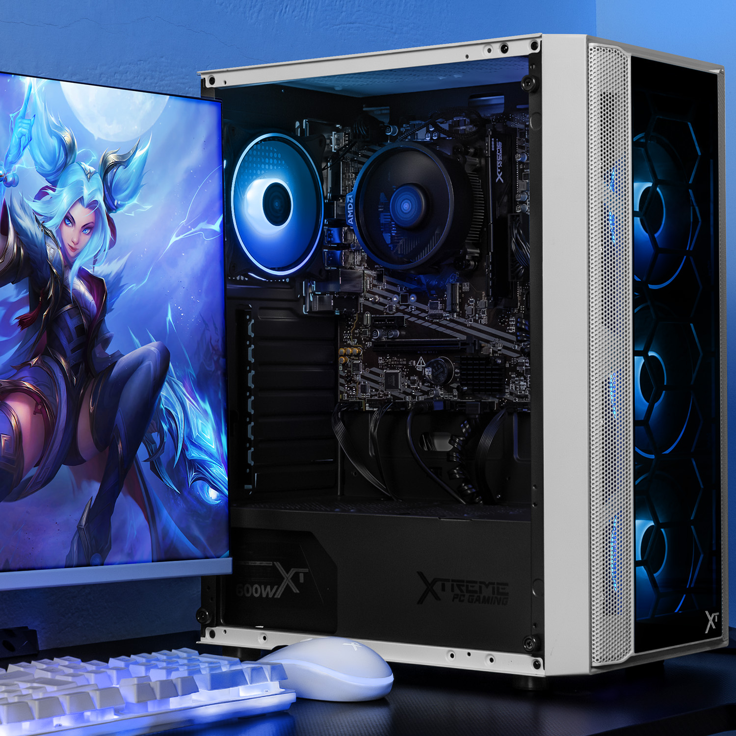Foto 6 | Servidor Xtreme Pc Gaming Amd Radeon Vega Renoir Ryzen 7 5700g / 16gb/ 2tb color Blanco