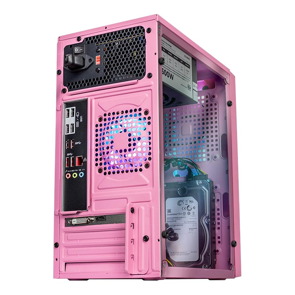 Foto 5 pulgar | Servidor Xtreme PC Gaming Radeon Rx 550 Ryzen 7 4700s/ 16gb/ 2240gb Color Rosa