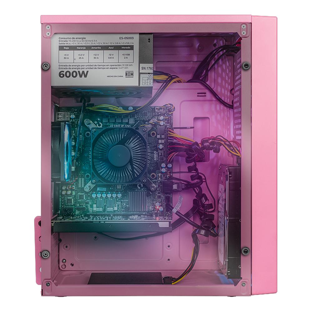 Foto 7 pulgar | Servidor Xtreme PC Gaming Radeon Rx 550 Ryzen 7 4700s/ 16gb/ 2240gb Color Rosa