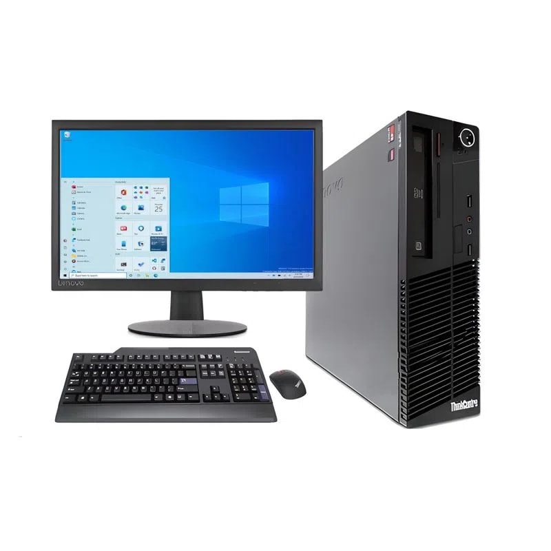 Pc Lenovo M79, Sff, Amd A8 - 8gb Ram- 500gb HDD - Wifi - Monitor 19'' -reacondicionado $2,999