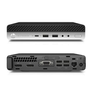 Foto 2 | PC HP Elitedesk 800 G4 Mini Intel Core I7-8ª Gen 16 GB RAM 512 GB SSD Monitor 19 '' Equipo Clase A Reacondicionado