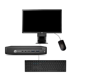 Foto 1 | Pc Hp Prodesk 800 G2 Mini Intel Core I5-6a Gen 16gb Ram 512gb Ssd Monitor 19'' Reacondicionado