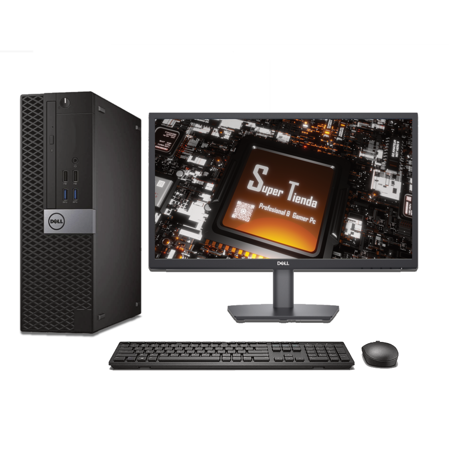 Foto 2 pulgar | Servidor De Escritorio Dell Optiplex I5 6ta Generación Quadro T400 Monitor 21.5 Negro Ram 16gb Ssd 1tb
