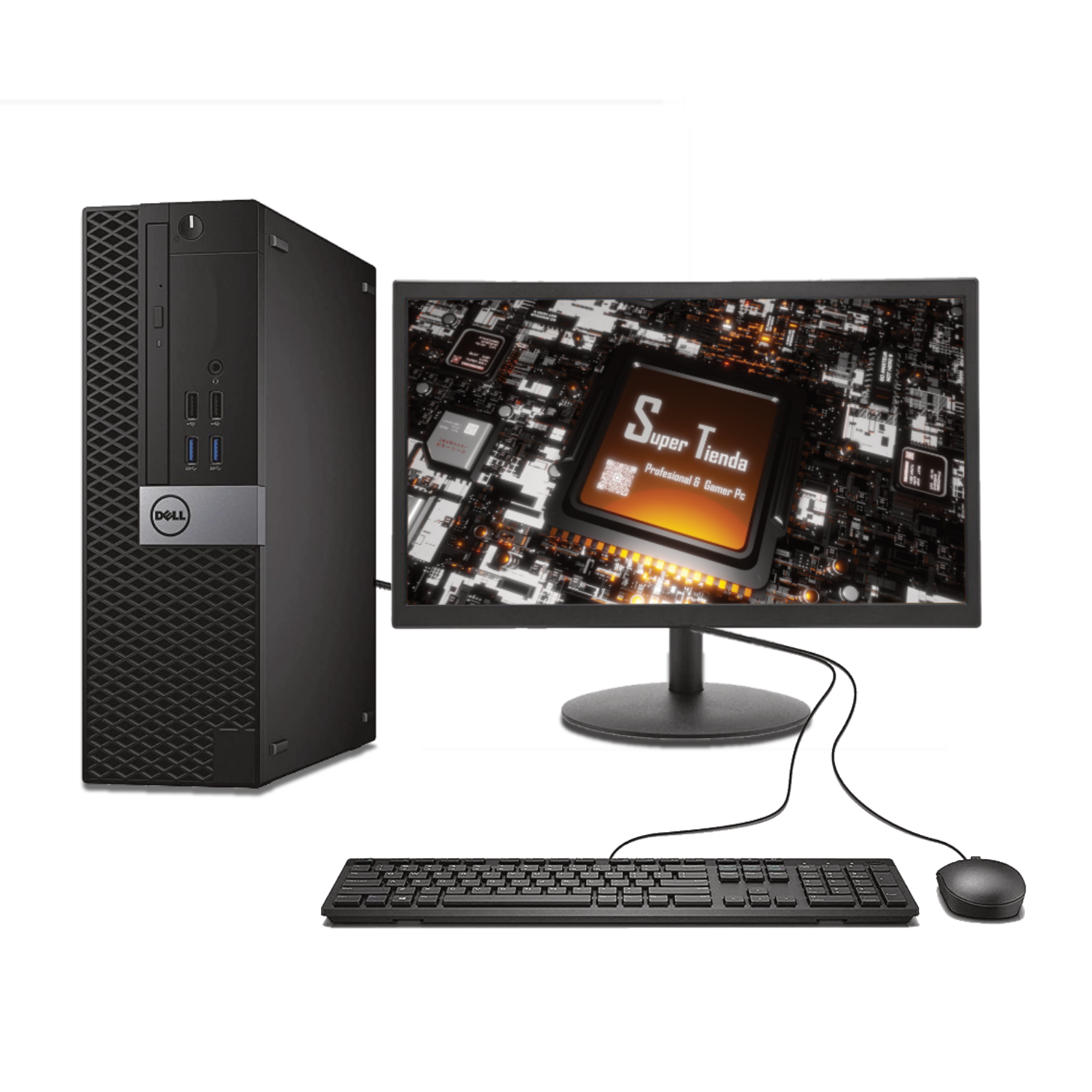 Foto 2 pulgar | Servidor De Escritorio Dell Optiplex I5 6ta Generación Monitor 19.5 Ram 32gb Ssd 2tb