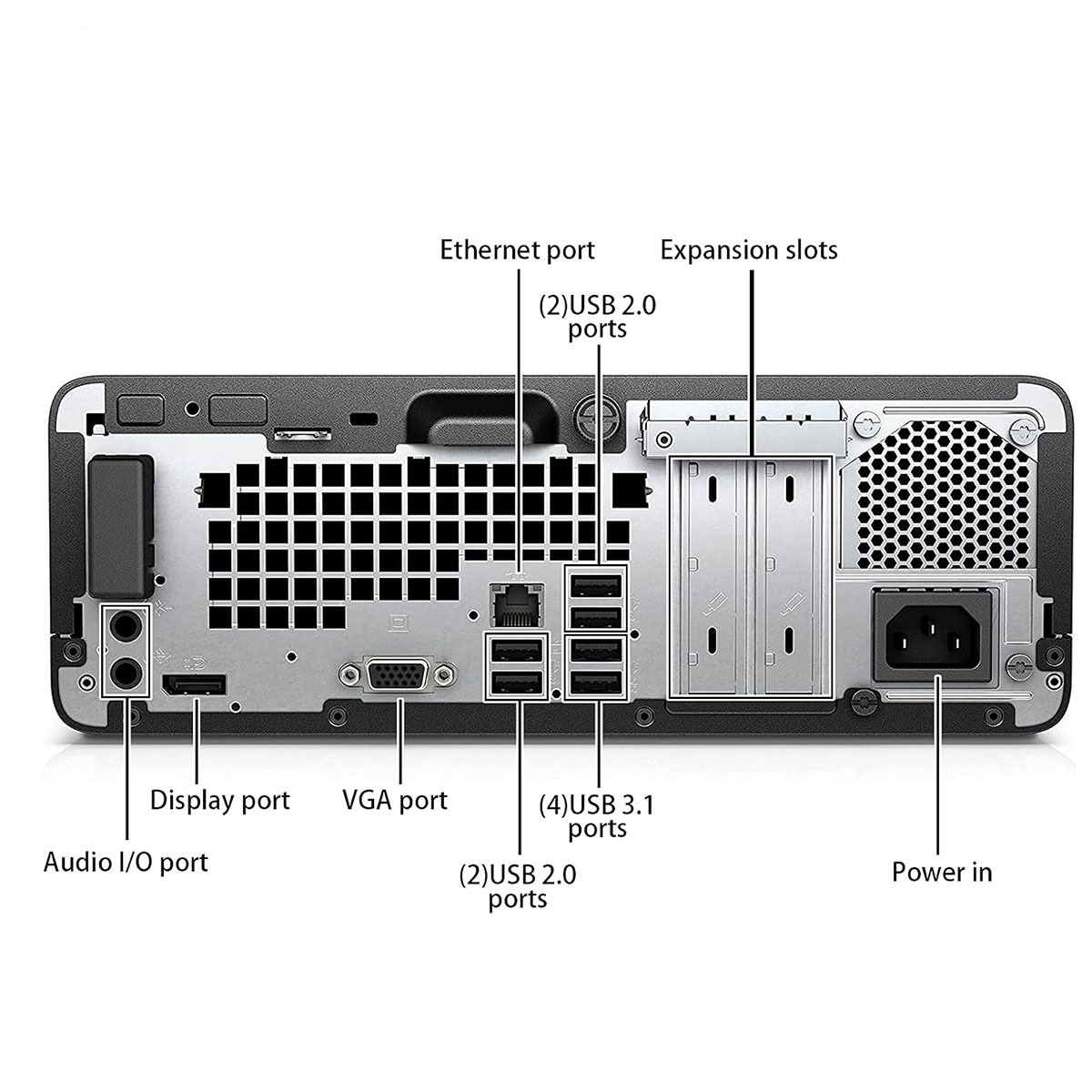 Foto 3 | Equipo Hp Elitedesk 400 G4 Sff 8ram 128ssd Monitor 22