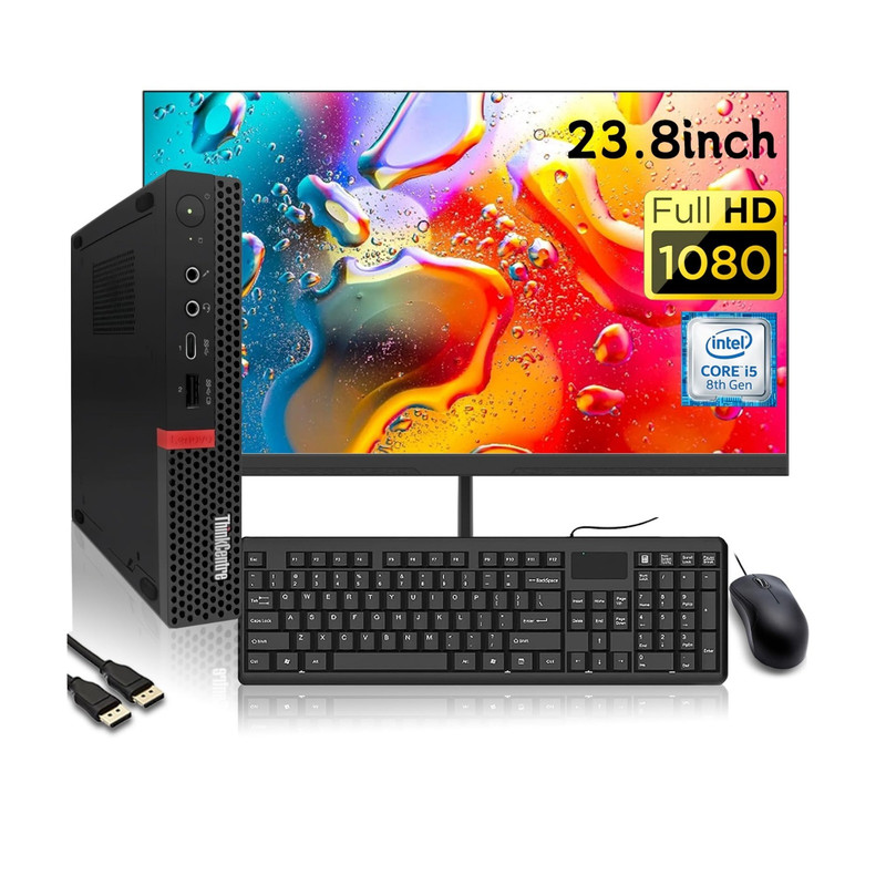 Foto 2 pulgar | Pc Lenovo Thinkcentre Tiny M720q Intel Core I5-9400t 16gb De Ram 980gb Ssd+500gb Hdd Lcd22 Reacondicionado
