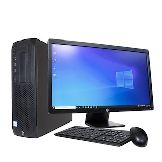 Foto 1 | Equipo Completo Hp Z2 G4 Workstation I7 8th 16gb Ram 480gb Ssd Monitor 22 Pulgadas Reacondicionado
