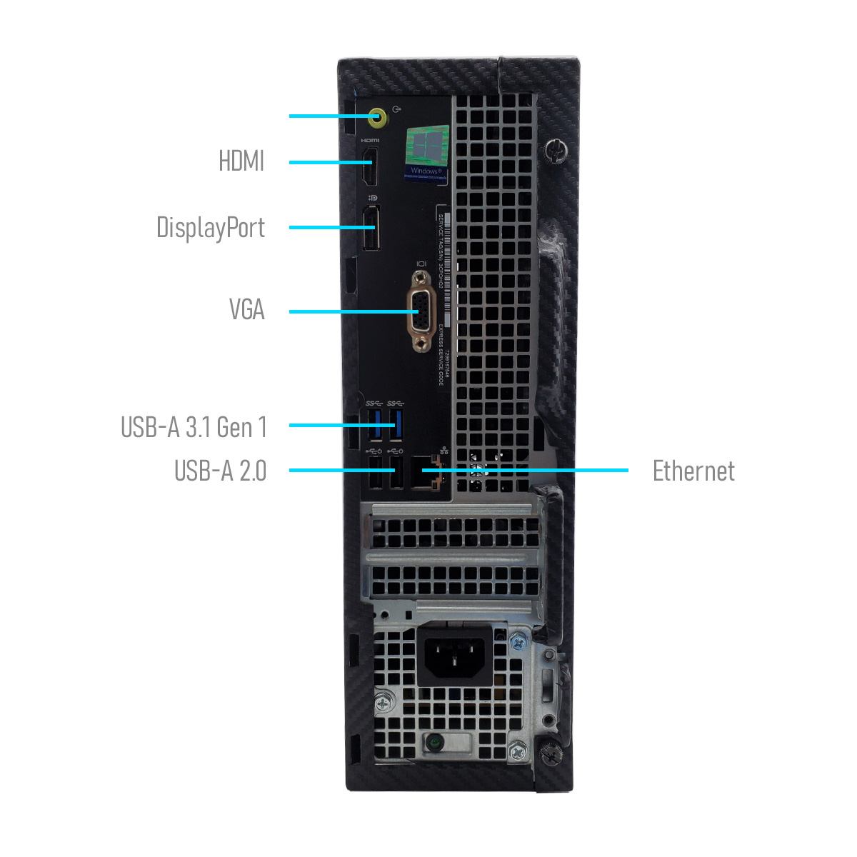 Foto 3 | Computadora Dell Optiplex 3050 Intel Core I5-6 8gb Ram 256gb Ssd Reacondicionada Con Office