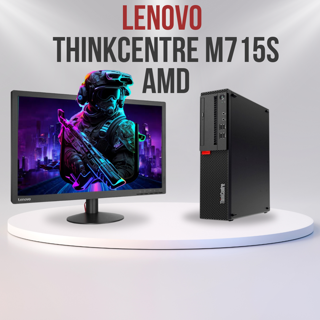 Foto 5 pulgar | Lenovo M715S AMD A6 256GB 8GB RAM Monitor de 20 Pulgadas Reacondicionado