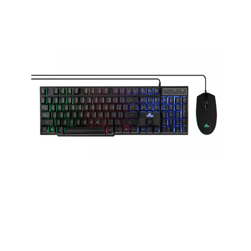 Foto 2 pulgar | Kit Teclado y Mouse Gamer Yeyian Ykp-20705 color Negro Led Phoenix 2001