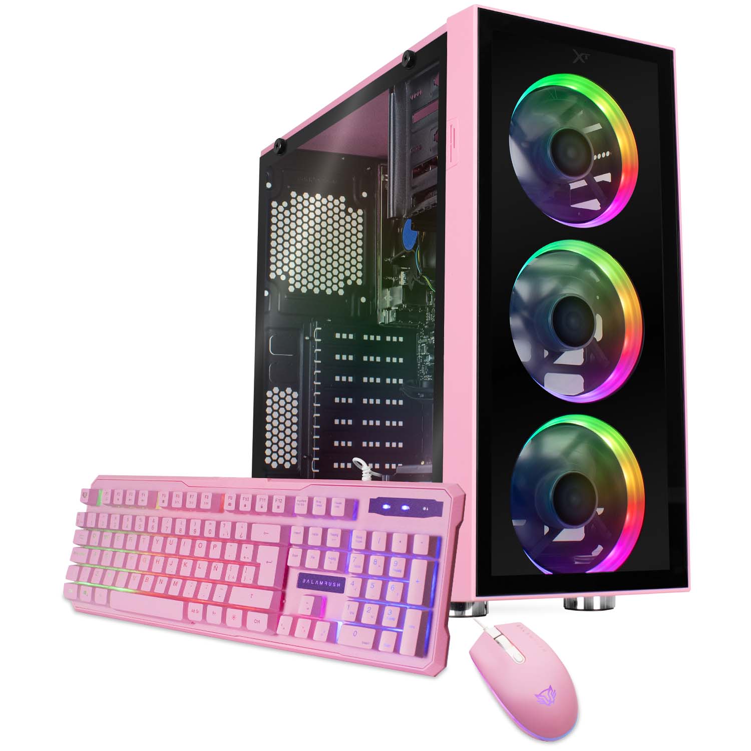 Foto 2 pulgar | Servidor Xtreme Pc Gaming Intel Uhd 630 Core I7 9700/ 16gb/ 3240gb color Rosa