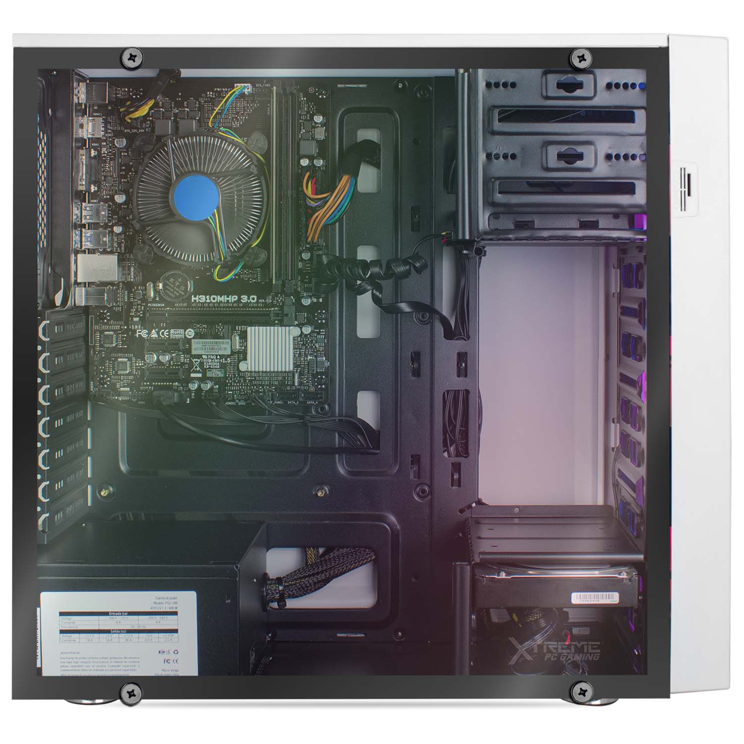 Foto 4 pulgar | Servidor Xtreme Pc Gaming Intel Uhd 630 Core I7 9700/ 16gb/ 3240gb color Blanco