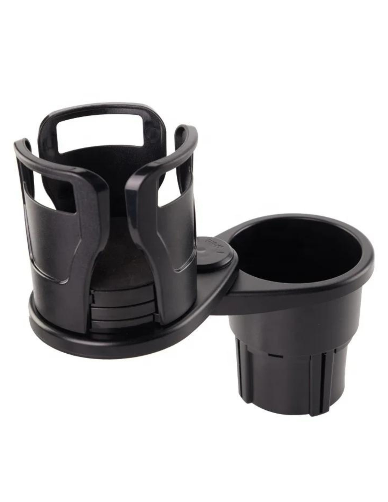 Foto 4 pulgar | Portavasos para Auto Doble Organizador y Ajustable Negro Bluelander