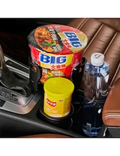 Foto 5 | Portavasos para Auto Doble Organizador y Ajustable Negro Bluelander