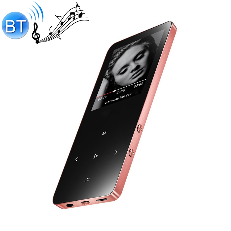 Reproductor De Música Mp4 X2, Bluetooth, 16 Gb, 1,8 Pulgadas, Metal Touch - Venta Internacional.