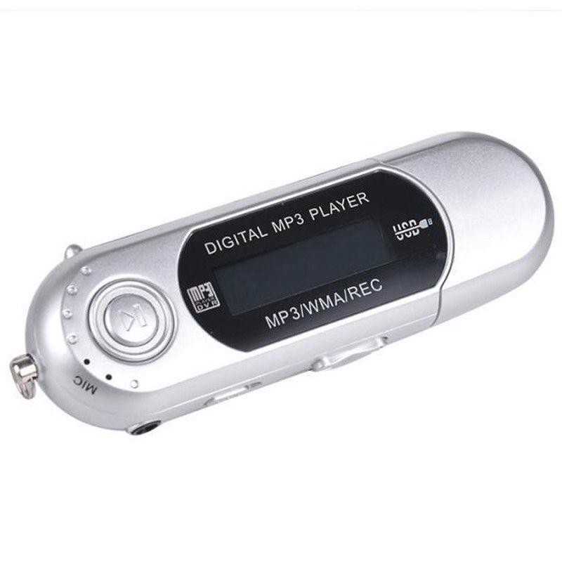 Reproductor Mp3 Grabador De Voz Usb Lcd Blanco - Venta Internacional.