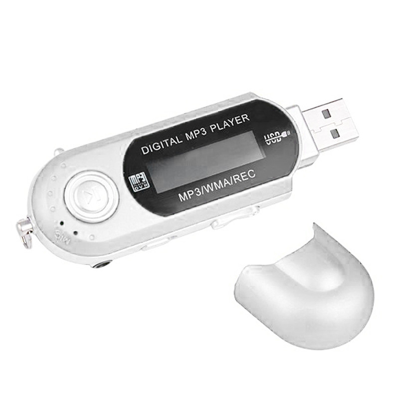 Foto 4 pulgar | Reproductor Mp3 Grabador De Voz Usb Lcd Blanco - Venta Internacional.