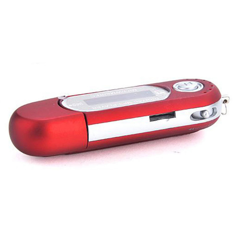 Foto 3 pulgar | Reproductor Mp3 Grabador De Voz Usb Lcd Rojo - Venta Internacional.