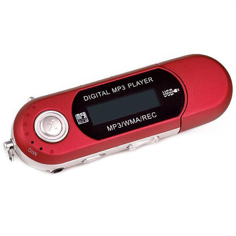 Foto 6 pulgar | Reproductor Mp3 Grabador De Voz Usb Lcd Rojo - Venta Internacional.