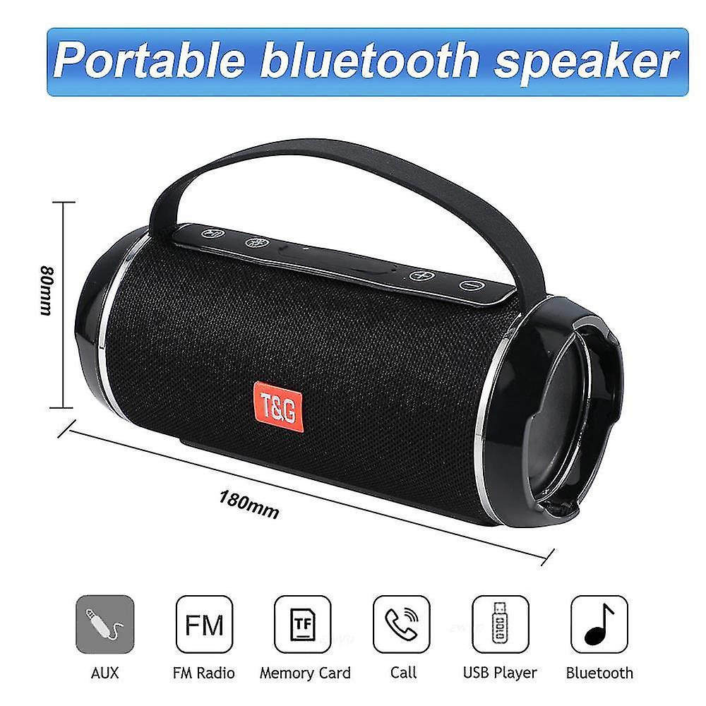 Foto 2 | Altavoz Bluetooth Portátil Impermeable Inalámbrico Negro - Venta Internacional.